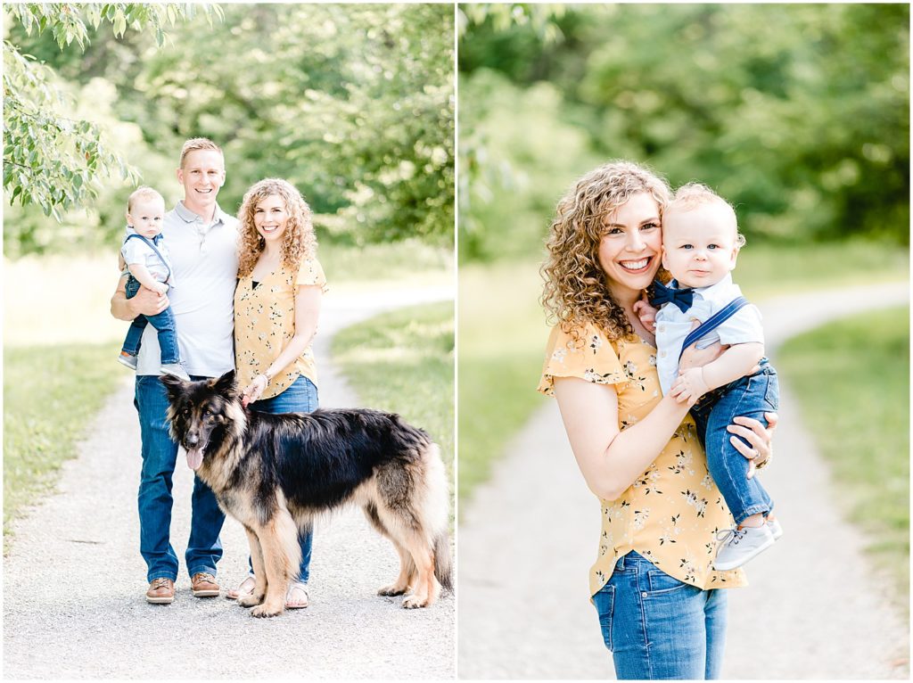 capen park family portraits with dog