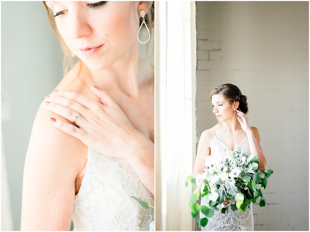 warehouse 55 bride and groom styled session bridal portraits