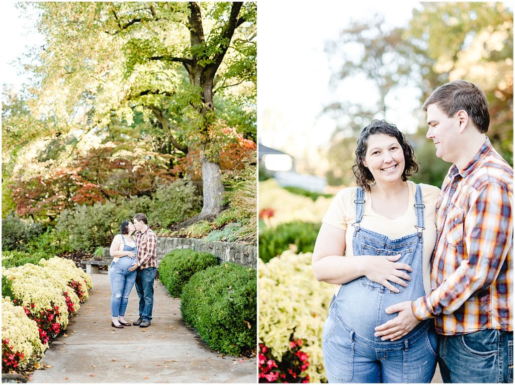 Missouri governor's garden maternity session fall trees