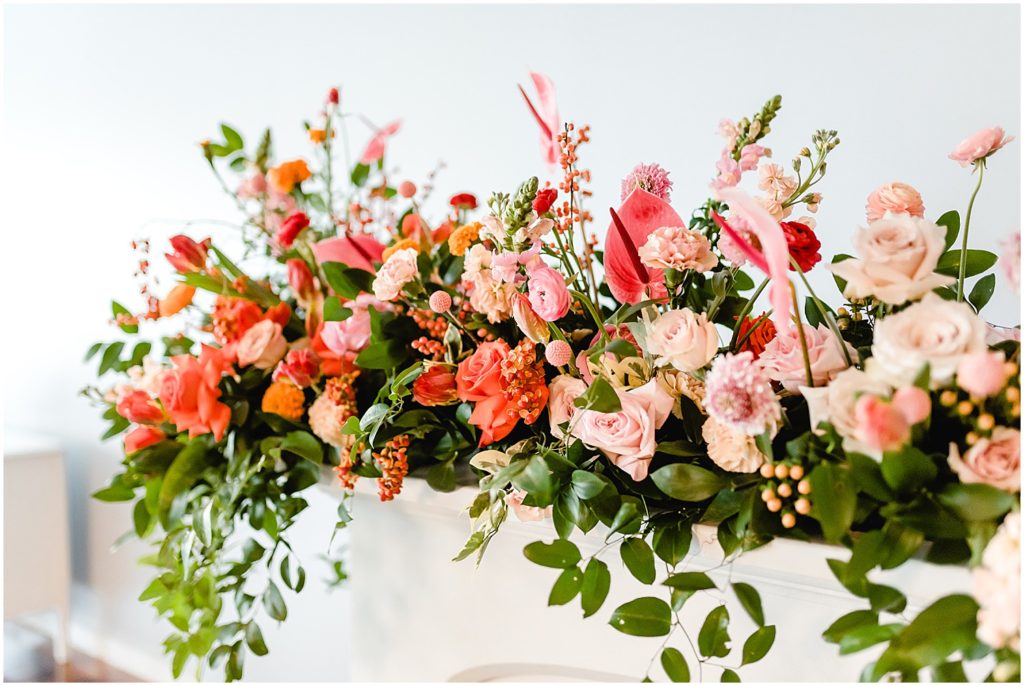 floral design arrangement wedding ceremony
