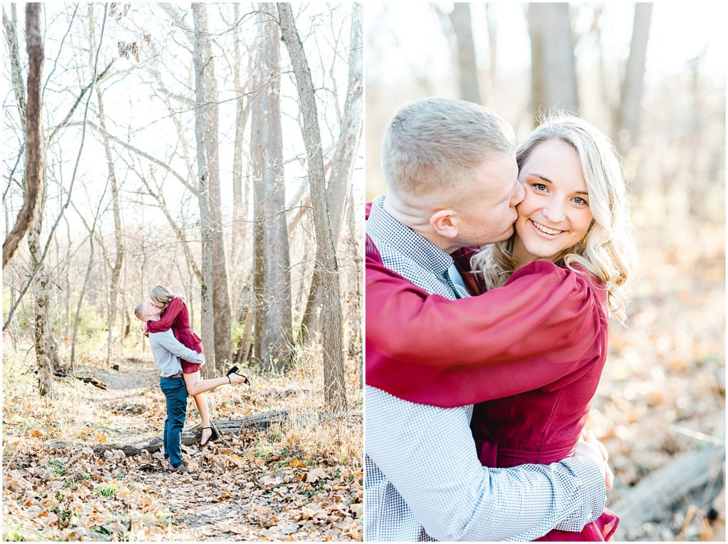 Columbia, MO Capen Park fall engagement session