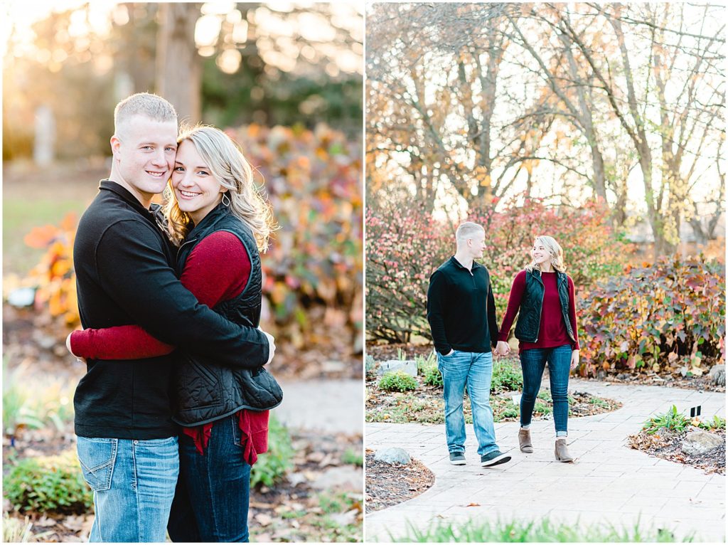Columbia, MO Shelter Gardens engagement session