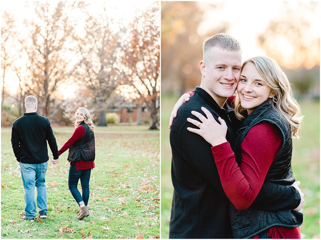 Columbia, MO Shelter Gardens engagement session