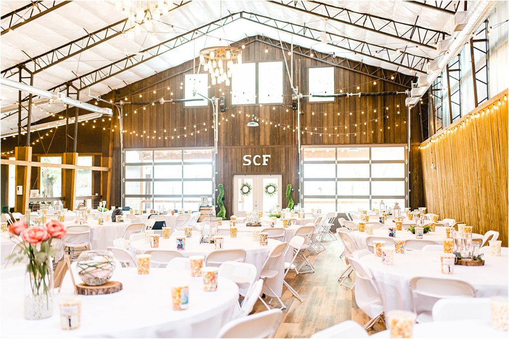 sweet clover farms indoor wedding venue wedding reception