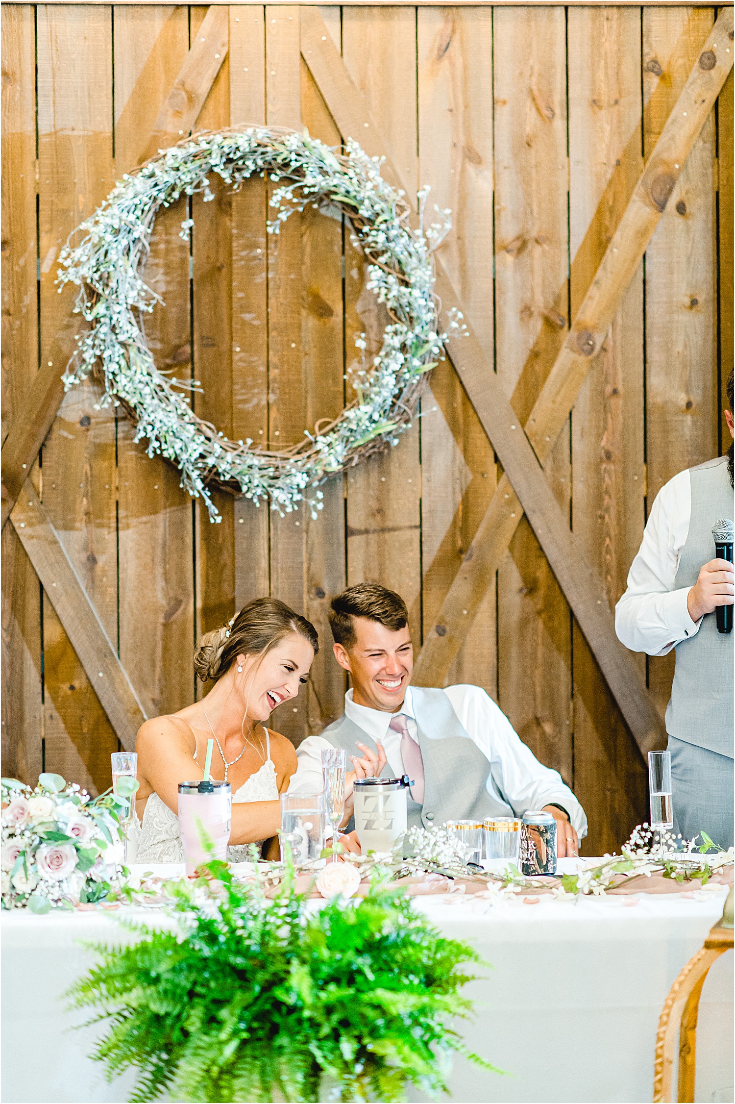 sweet clover farms indoor wedding venue wedding reception